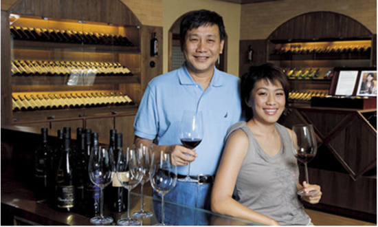 Image: Chen Jinqiang (left) and Judy Chan (right). Credit: Grace Vineyard