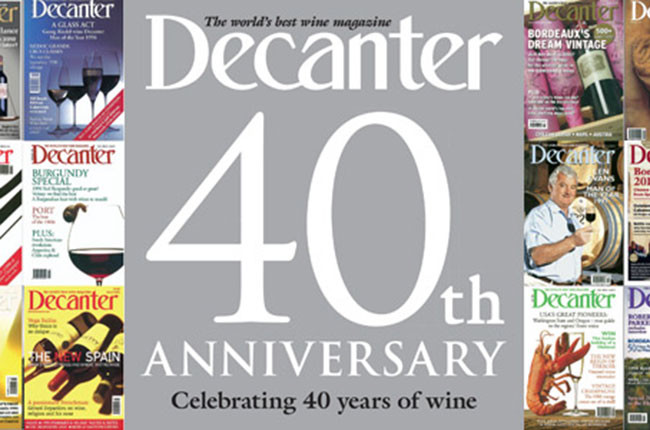 Decanter 40th anniversary: the story of Decanter