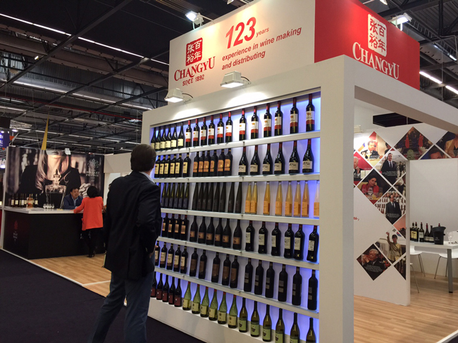 the Changyu stand at Vinexpo 2015