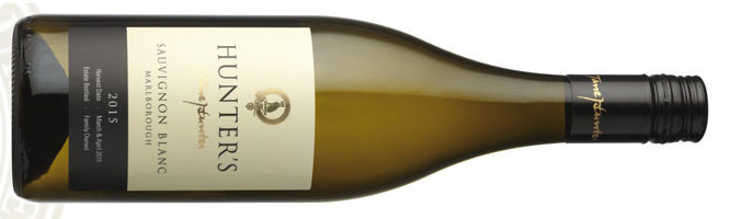 Hunter'S Wines，Sauvignon Blanc长相思干白葡萄酒，怀鲁阿谷，马尔堡，新西兰 2015