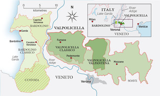 Valpolicella map
