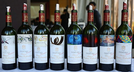 wines tasted in Château Mouton Rothschild Masterclass at Decanter Shanghai Fine Wine Encounter 2015