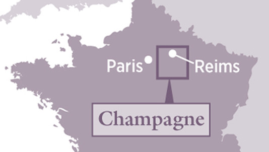 champagne map