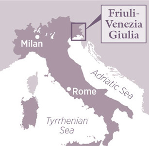 Friuli map