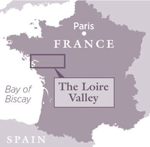 Map to Loire