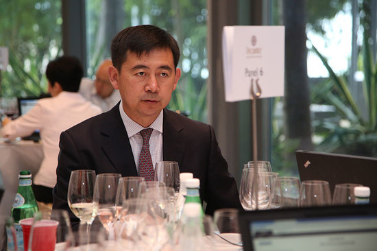 Image: LI Demei judging at 2015 Decanter Asia Wine Awards, credit Decanter