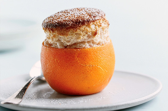 Image: Blood orange souffles