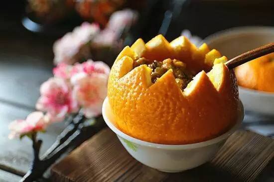 图片:膏蟹酿香橙,图片来源:张裕