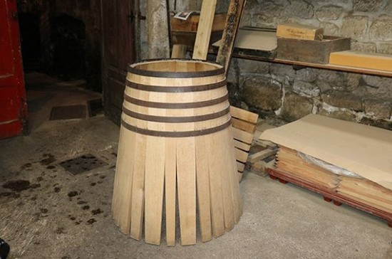 Image: Building barrels at Bodegas López de Heredia, Rioja.