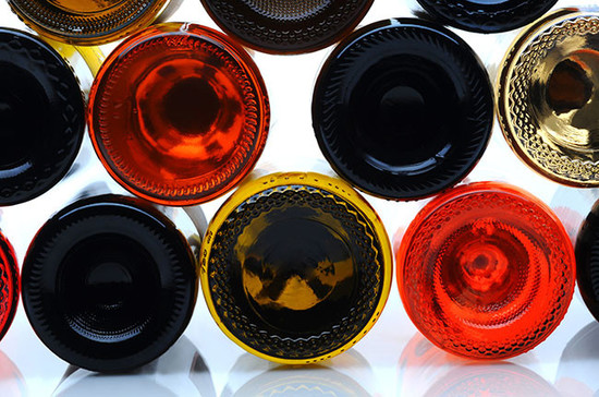 Image: Wine bottle punts, credit Decanter