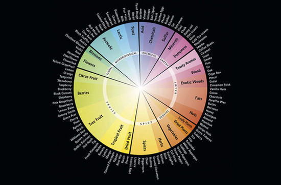 Riedel aroma wheel