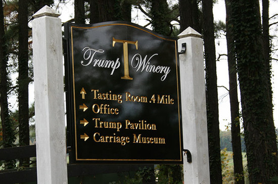 Inside the Trump winery. Credit: Andrew Jefford