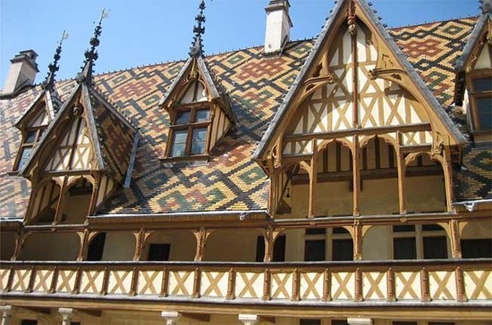 Hospices De Beaune, home of the eponymous Burgundy wine auction that takes place every November. Credit: Wikipedia