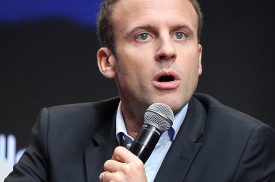 Emmanuel Macron, France's new president.	Credit: Paul-Marie Guyon / Alamy