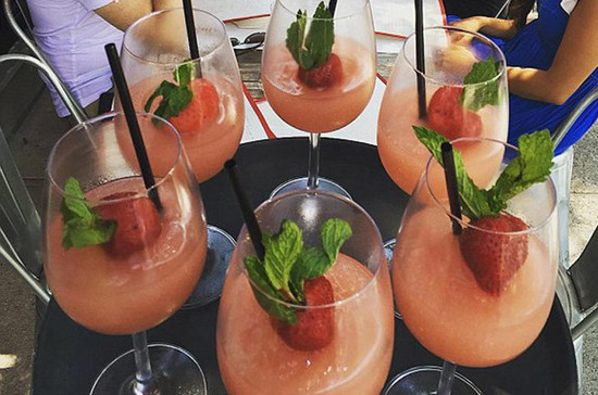 Frosé at Bar Primi, New York Credit: Bar Primi/Instagram