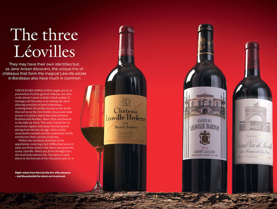 图片：Léoville的葡萄酒不仅有着卓越的品质，也拥有出色的投资潜力。