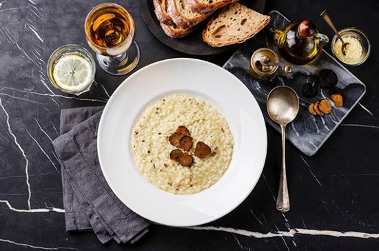 Truffle risotto. Credit: The Picture Pantry / Alamy