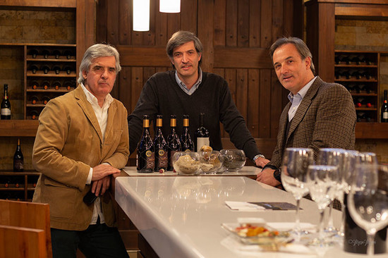 Image: Owners of La Ronciere; José Antonio, Andres and Alejandro Orueta