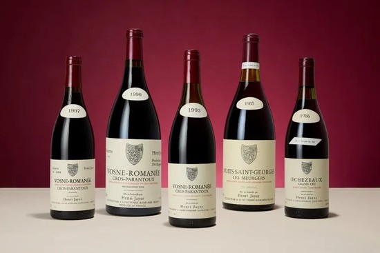 Legendary Burgundy domaines are represented including Henri Jayer.