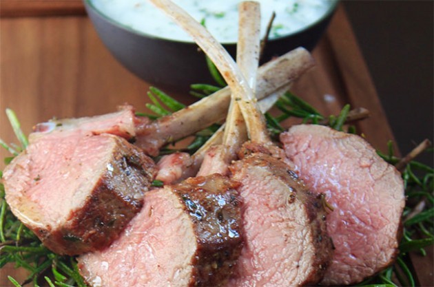 Marinated lamb chops with garlic and herb sauce – recipes and wine pairings