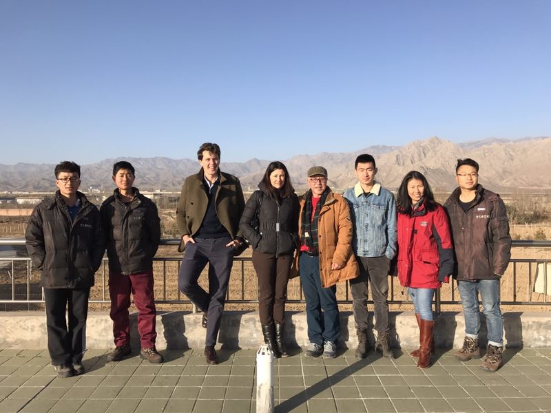 Image: Decanter team at Helan Qingxue Vineyards