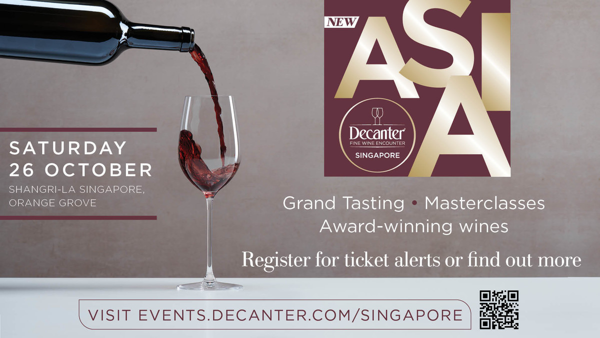 Decanter Fine Wine Encounter is coming to Singapore