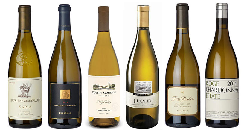 8 Californian Chardonnays from the classic regions