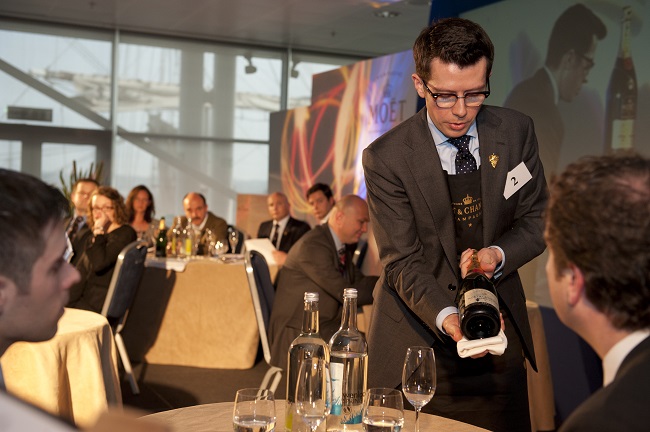 Jan Konetski, sommelier of Restaurant Gordon Ramsey at UK Sommeleir of the Year 2012 © Charmaine Grieger