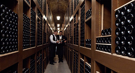 The allure of a good wine cellar