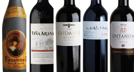 Top 10 Rioja recommendations