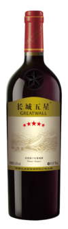 China Greatwall, Great Wall Five Star Cabernet Sauvignon, Huailai, Hebei, China 2019