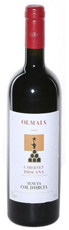 科尔多奇亚,Olmaia干红葡萄酒,圣安蒂诺,托斯卡纳,意大利 2012